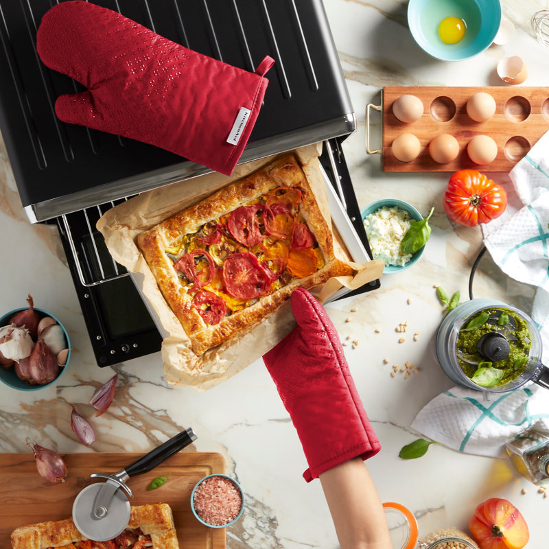 Lot de 2 maniques KitchenAid Astéroïde, Tomate cerise