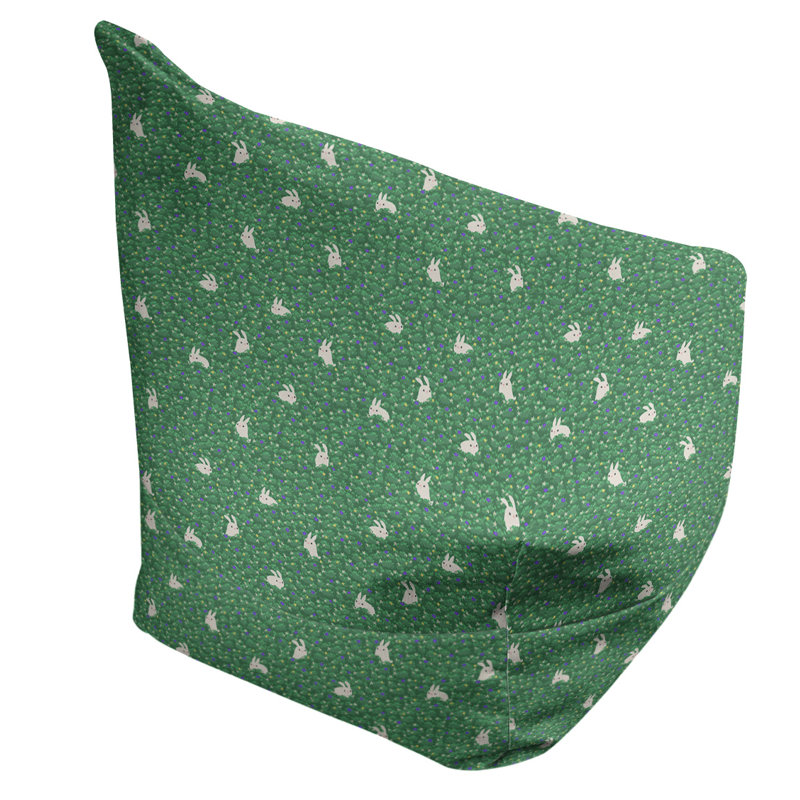 Petite chaise à sacs à billes & Leffel, Pas de bourre, Vert, H 86 po x l 2 po x P 43 po
