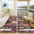 Machine Washable Indoor/Outdoor Chantille ACN2945 Floral Rug-456204619