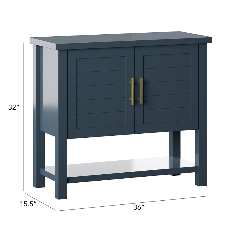 Bria Accent Cabinet, Fontana Blue