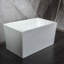 Baignoire de trempage autoportante en acrylique Flatbottom