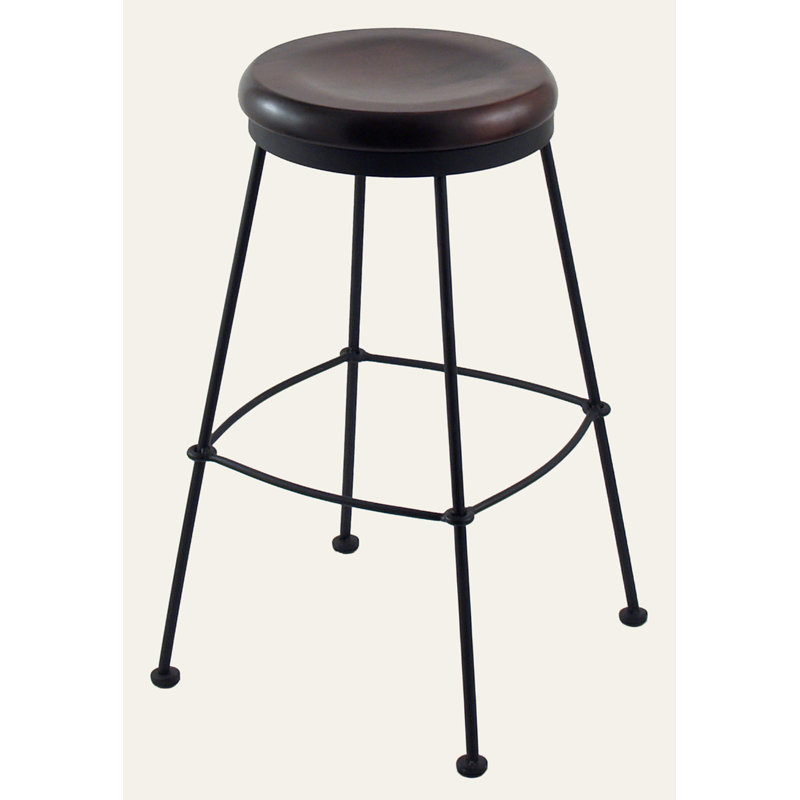 Stationary Bar & Counter Stool, Wood-Dark Cherry Maple, Counter Stool (25” Seat Height)