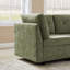 Canapé modulaire rembourré en chenille avec repose-pieds Chenille-120142525