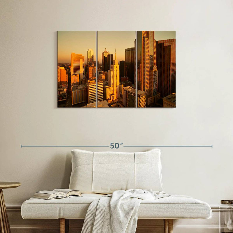 Lilie Dallas City Buildings, H 24 po x l 38 po