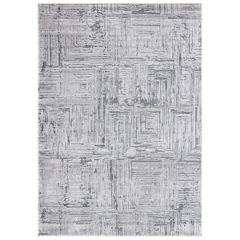Whisper Performance Abstract Rug, Rectangle 5'3" x 7'6"