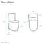 Toilette allongée une pièce à gauche 14 po St. Tropez-130451355-130451356
