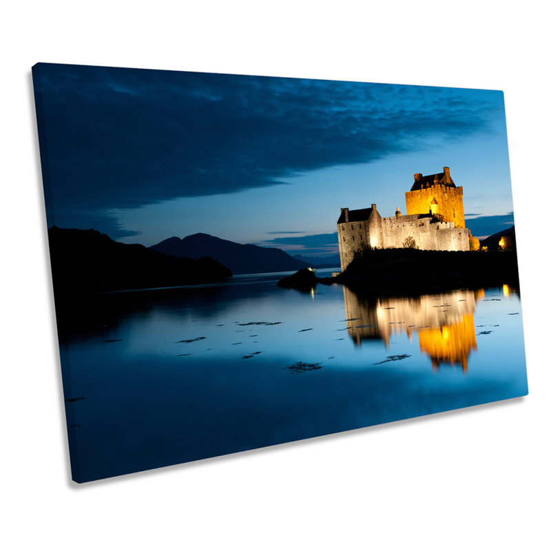 Scotland Eilean Donan Castle - Wrapped Canvas Print, 30.5cm H x 45.7cm W x 2cm D