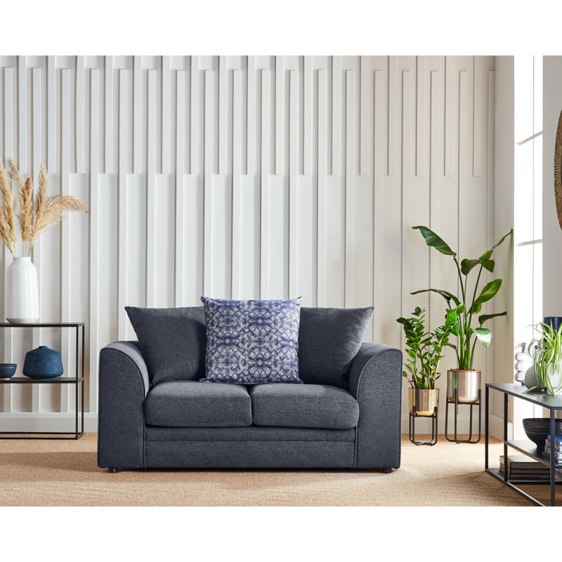 Wyoming 2 Piece Sofa Set, Navy