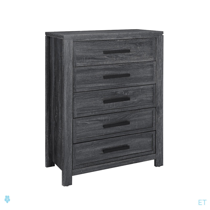 Commode gris foncé AYA