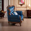 Fauteuil en cuir de vache 46,45 po