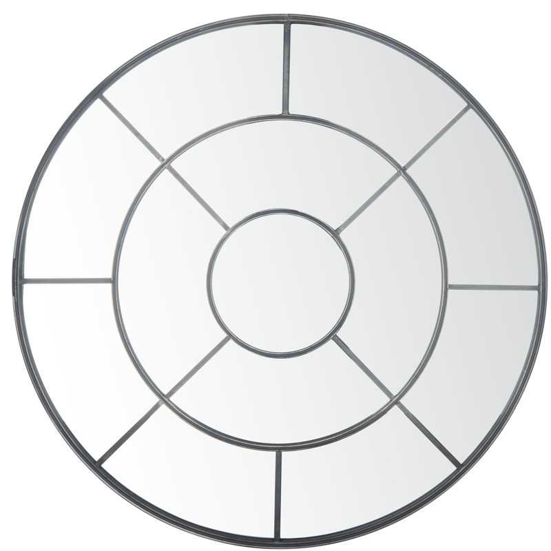 Bebb Metal Flat Wall Mirror