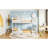 Twin Over Twin Bunk Bed With Ladder-1267253186