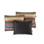Housse de lit de jour réversible 6 pièces, rayures multicolores, matelas simple, housse, jupe de lit, 3 taies décoratives, coussin décoratif, pièce lavable, motif, chute de taille 15 po, machine