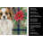 White with Sable Papillon Christmas PoinsettIas Kitchen Towel-2080584028