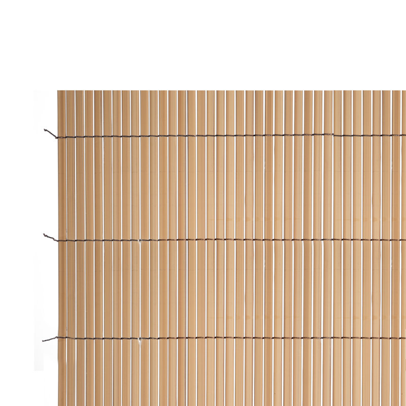 White Privacy Fence, Beige, 1.5 cm H x 3 cm W x 0.3 cm D