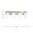 Miles Extra Large Vanity from Generation Lighting -116119574-116119577