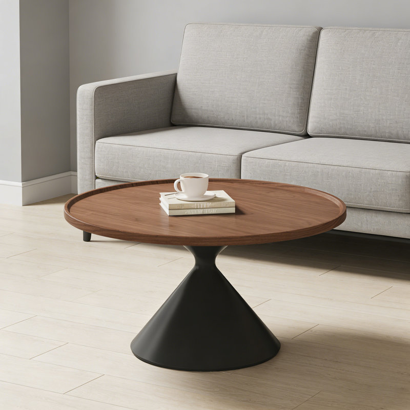 Cèpe, H 16,53 po x L 27,55 po x l 27,55 po, Noir