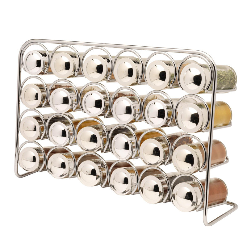 Freestanding Spice Jar & Rack Set