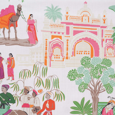 Bara Bazaar in Jewel Cotton/Linen Fabric