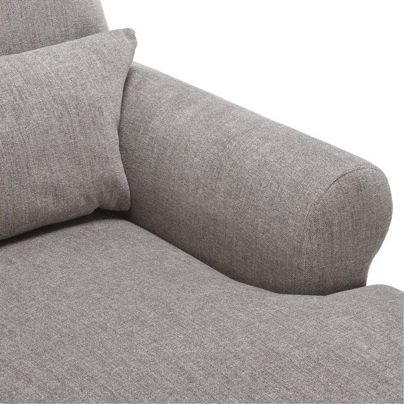 Chaise longue rembourrée avec dossier réglable