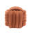 Chenille Fabric Modern Knot Design Ottoman-308907217