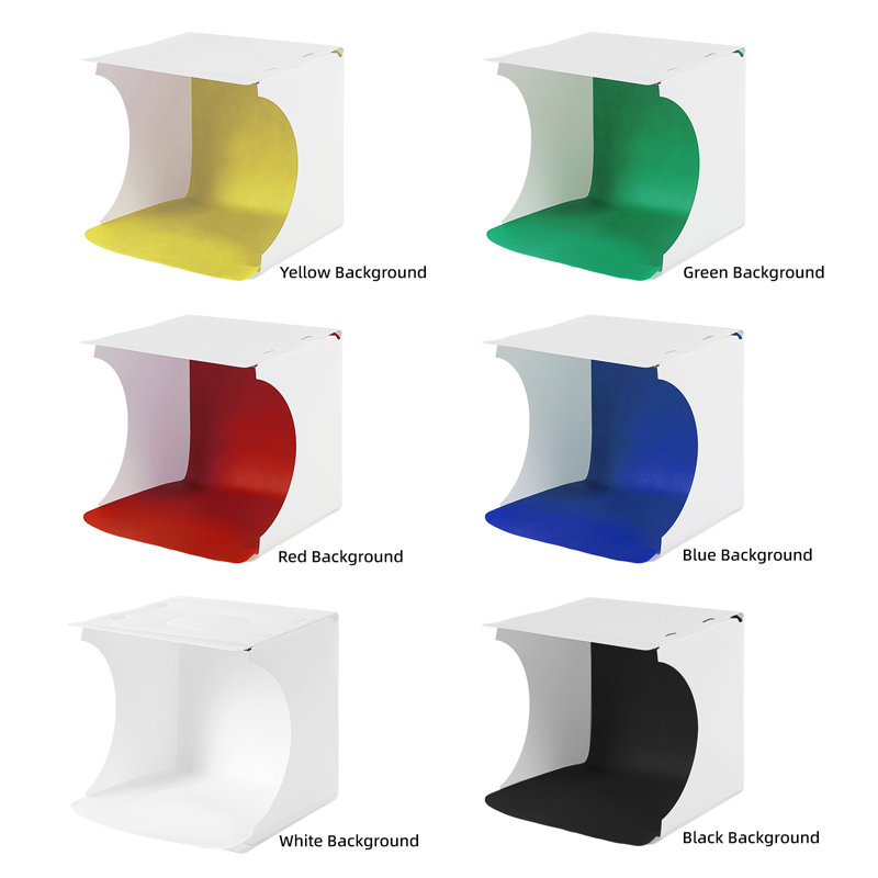 Photography Light Box Motorized Turntable Stand Set