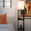Lampe sur pied DEL à 3 tablettes avec abat-jour carré en tissu Maxwell 63 po.-596791484-596791485