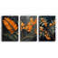 Peinture décorative sur toile (3 pièces)
