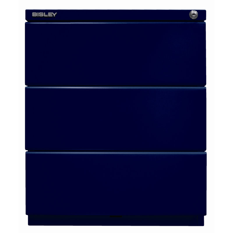 OBA 42.3cm Wide 3 -Drawer File Cabinet, Oxford blue