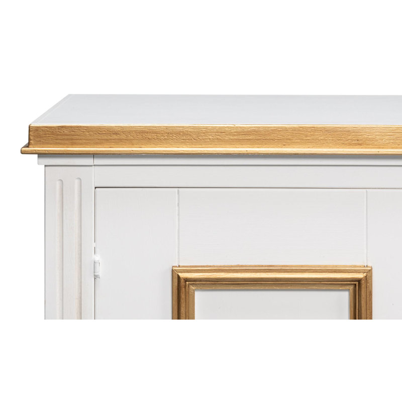 Louis XVI 60'' W Buffet, Cotina White