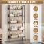 168.7cm H x 80.1cm W Standard Bookcase