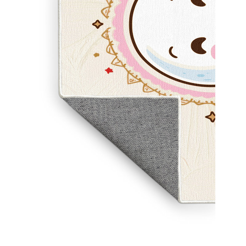 Tapis lavable pour enfant East Urban Home Sky Clouds_Sky048, Rectangulaire 7 pi x 10 pi