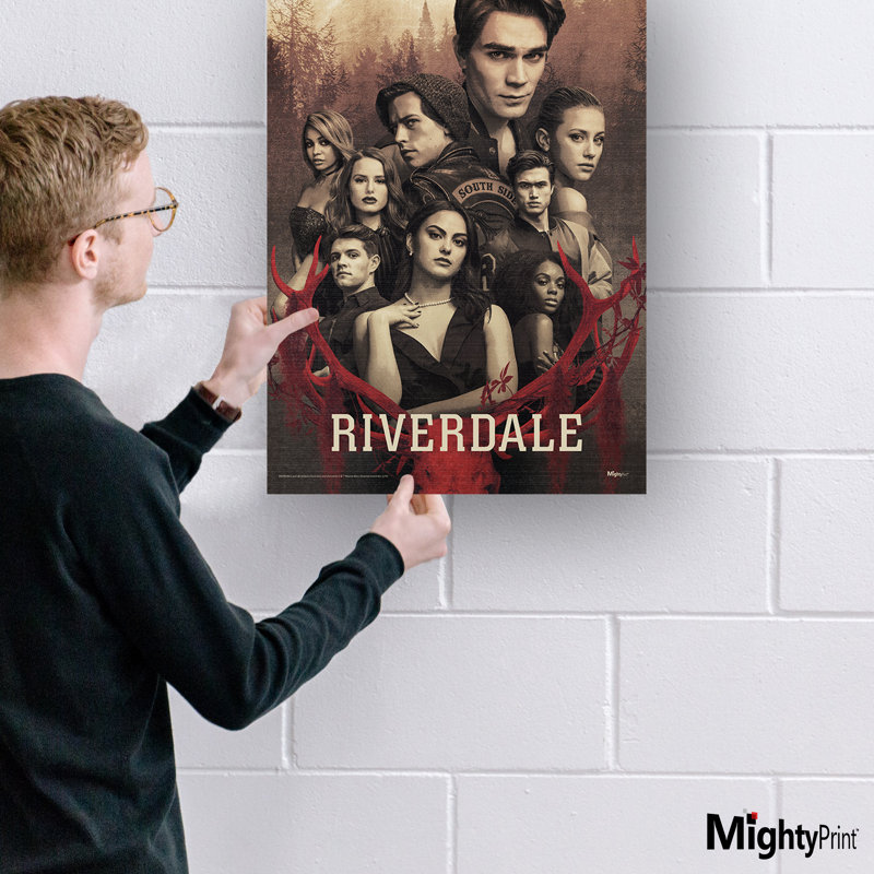 Décoration murale riverdale secrets dans le bois unique nostalgique