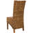 Rattan Side Chair in Light Walnut