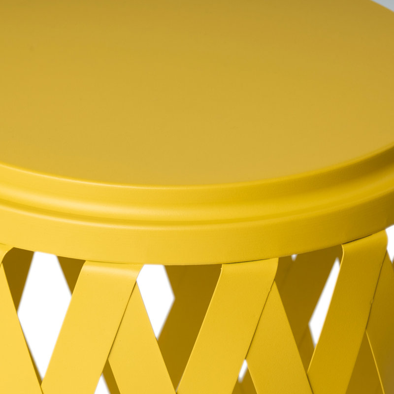 Table d'appoint 14 po Galore, Jaune