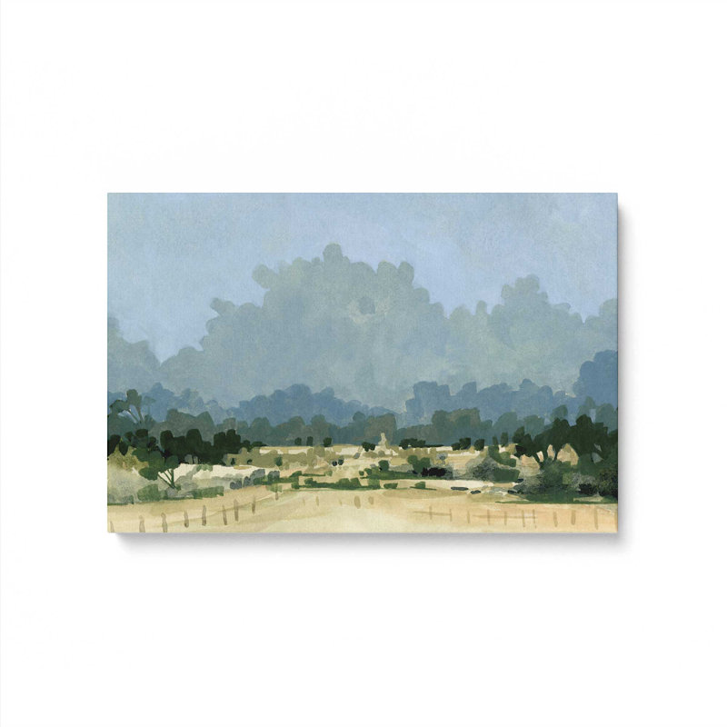 Toile tendue «Tranquil Country Fields», H 32 po x l 48 po