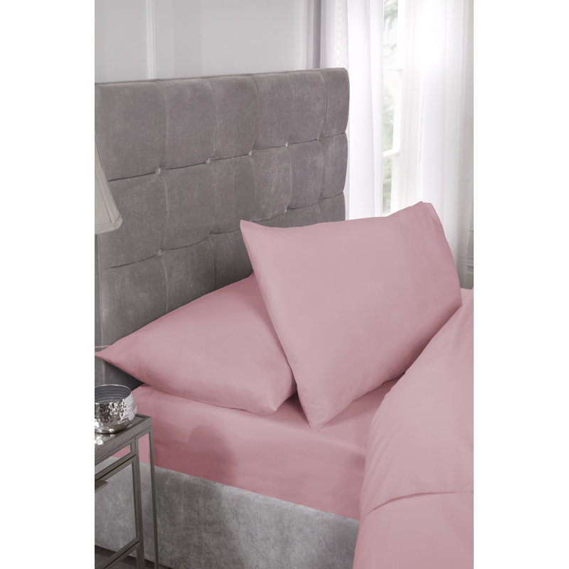 Percale Cotton Blend Percale Housewife Pillow Case, Pink