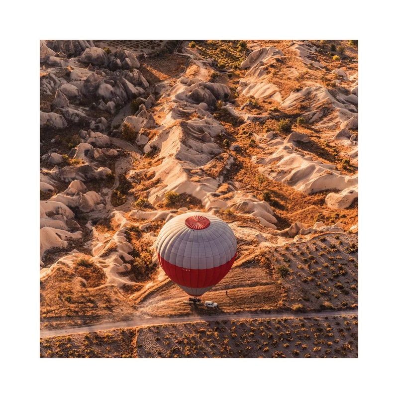 « Landing » par Hobopeeba-reproduction de photo, Pas de tapis, H 26 po x l 26 po x P 1,5 po, Toile tendue