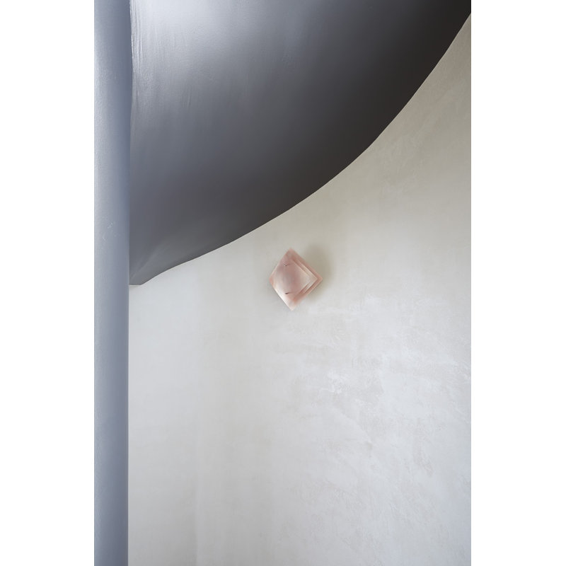 Plafonnier encastré en acier inoxydable poli à 1 lumière Eclipse, E14, H 14,5 po x l 13 po x P 6 po