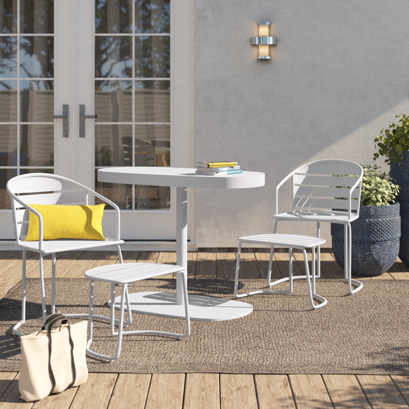 4 - Person Patio Dining Set with Oval Table