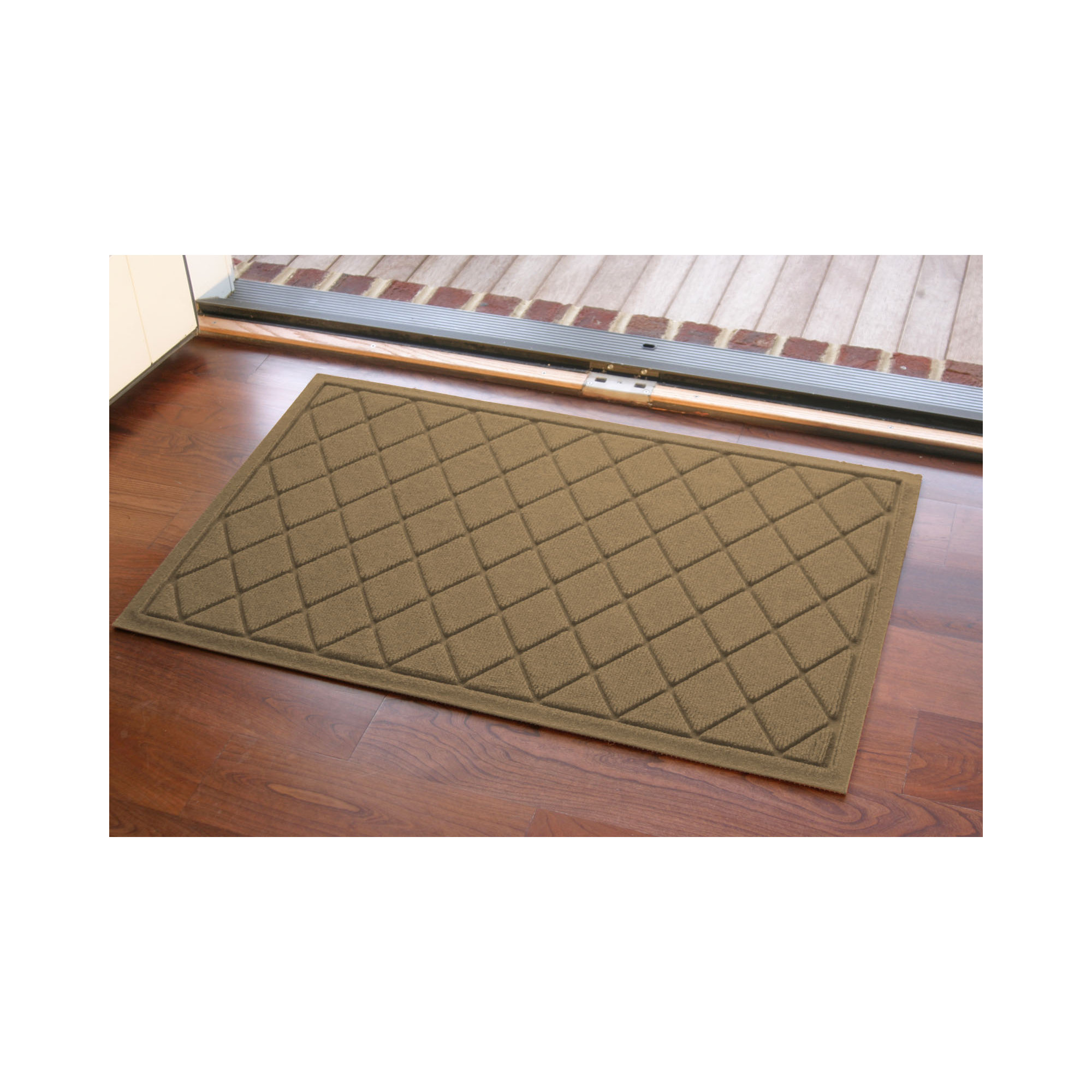 WaterHog Non-Slip Indoor/Outdoor Doormat, Camel, Rectangle 24" x 36"