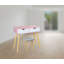Ensemble coiffeuse en bois massif avec tabouret-1994490350