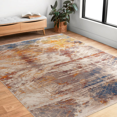 Tapis rétro performance rétro avec franges