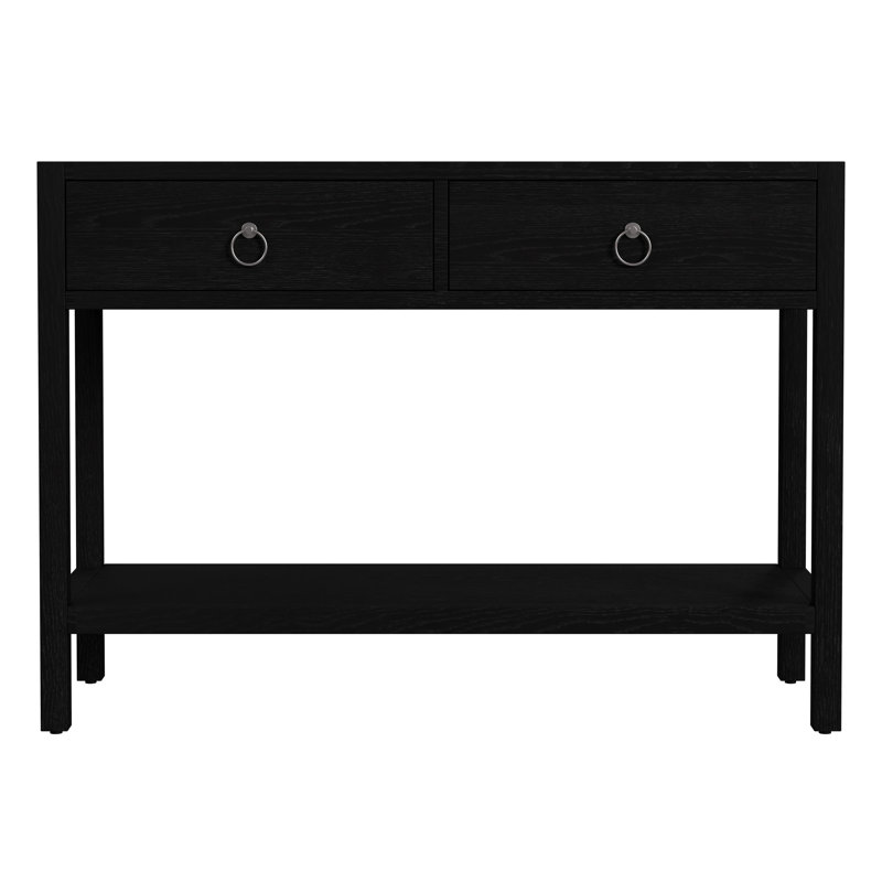 Lark 44" Wood Console Table, Black