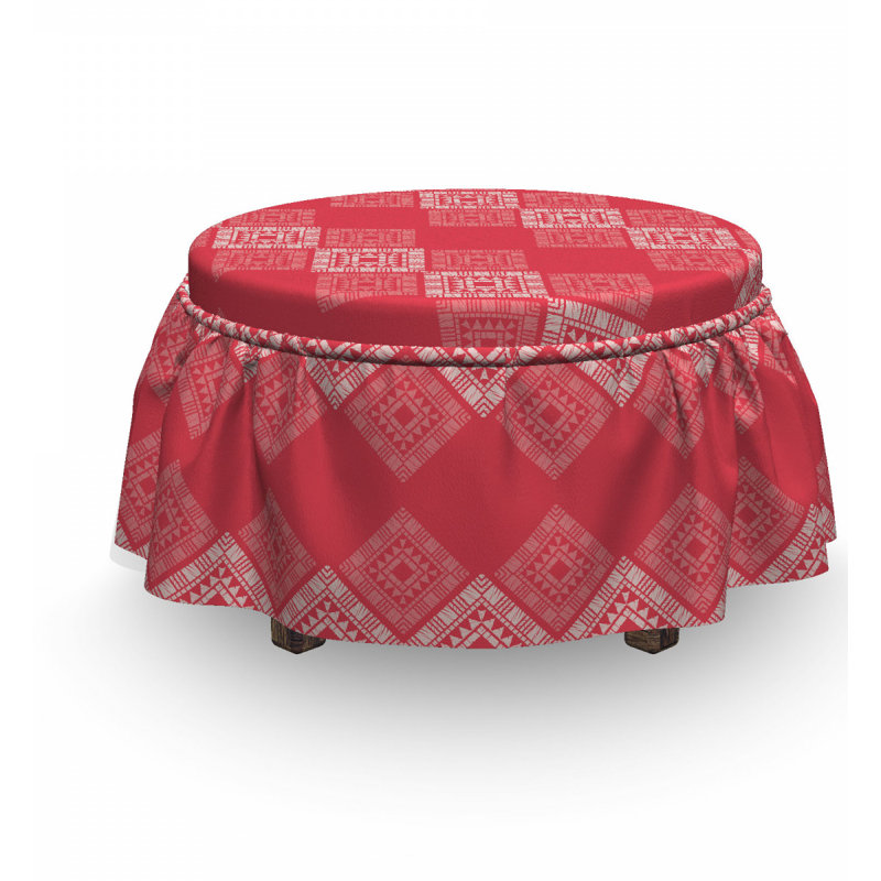 Box Cushion Ottoman Slipcover