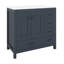 Meuble-lavabo 36 po avec lavabo en céramique, armoire de rangement abondante, 2 portes à fermeture douce et 5 tiroirs-336456905