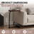 Table d'appoint en forme de C-906405490