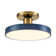 Anele 1-Light 40cm Minimalist Round Dimmable LED Semi Flush Mount