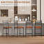 Counter Stool with Metal Frame-311286862