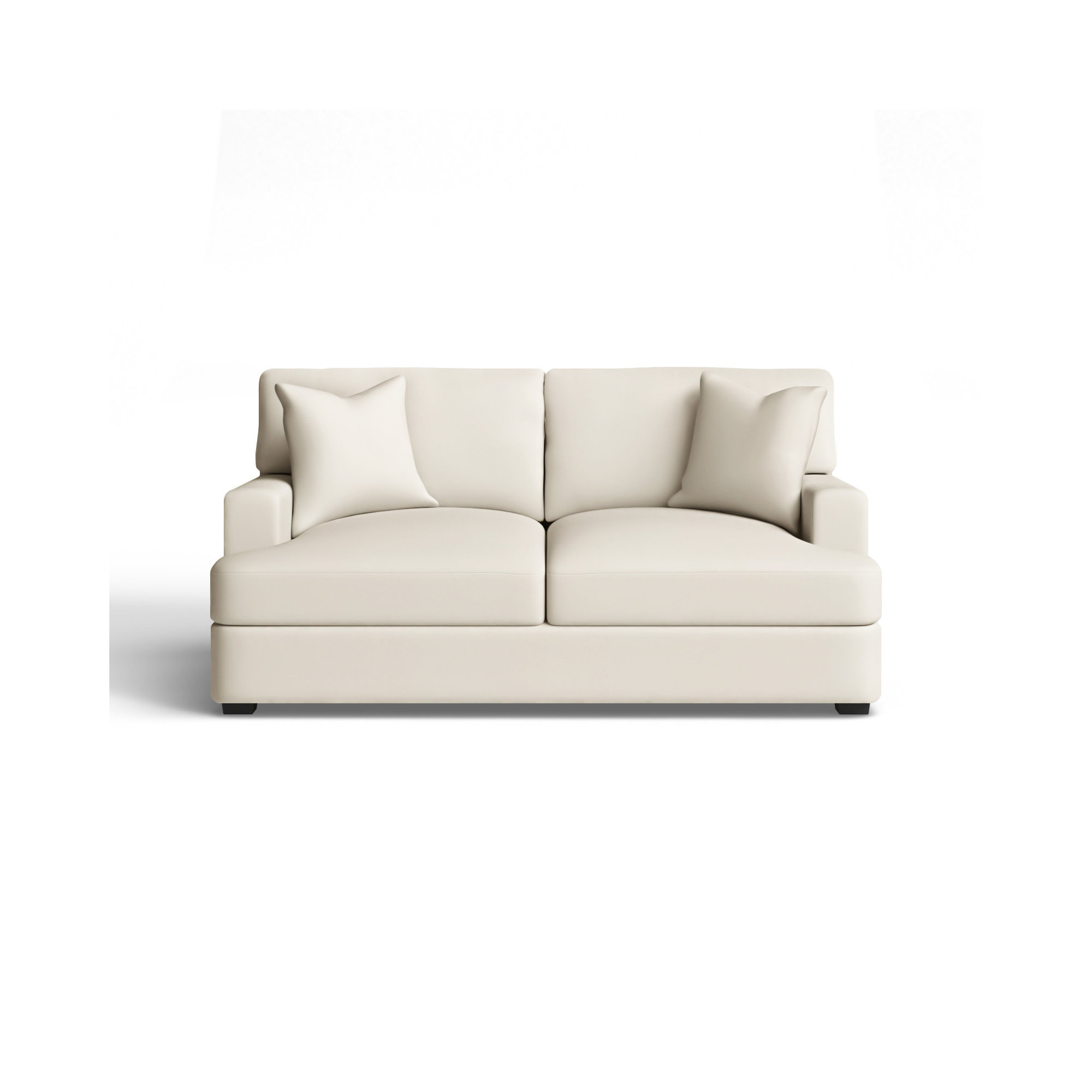 Emilio 65'' Upholstered Loveseat, Canvas Canvas Sunbrella® Canvas